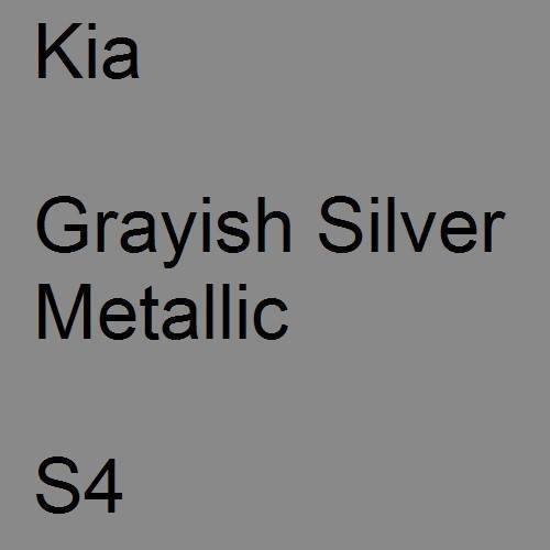 Kia, Grayish Silver Metallic, S4.